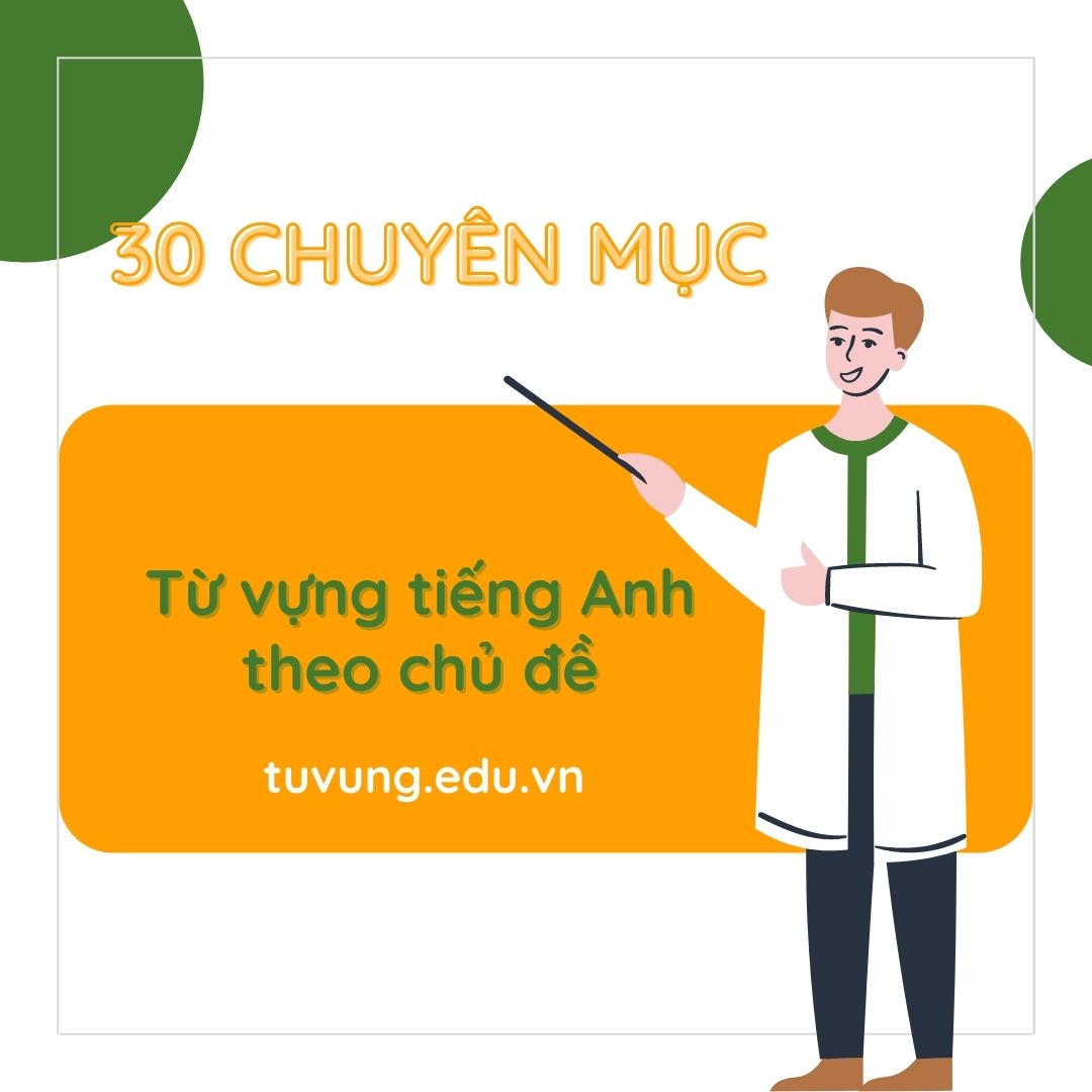 Chinh phục 30 chủ đề từ vựng tiếng Anh thông dụng giúp bạn giỏi hơn mỗi ngày