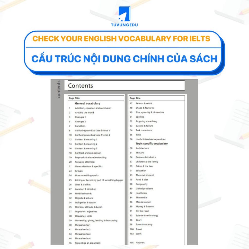 Cấu trúc nội dung chính của sách