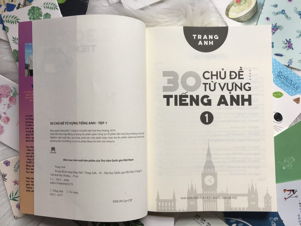 Giới thiệu tổng quan về sách 30 chủ đề từ vựng tiếng Anh 