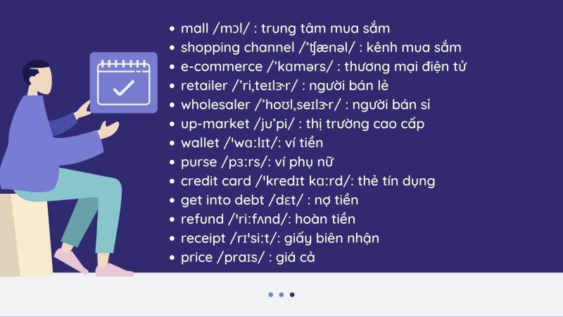 Từ vựng về Shopping trong tiếng Anh