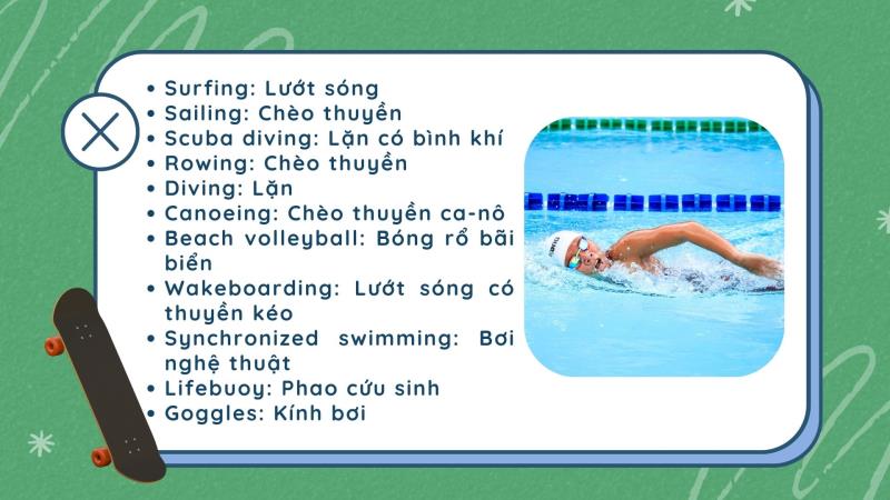 100+ từ vựng về thể thao trong tiếng Anh